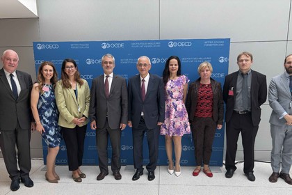 The Minister of Health's visit to the OECD Headquarters